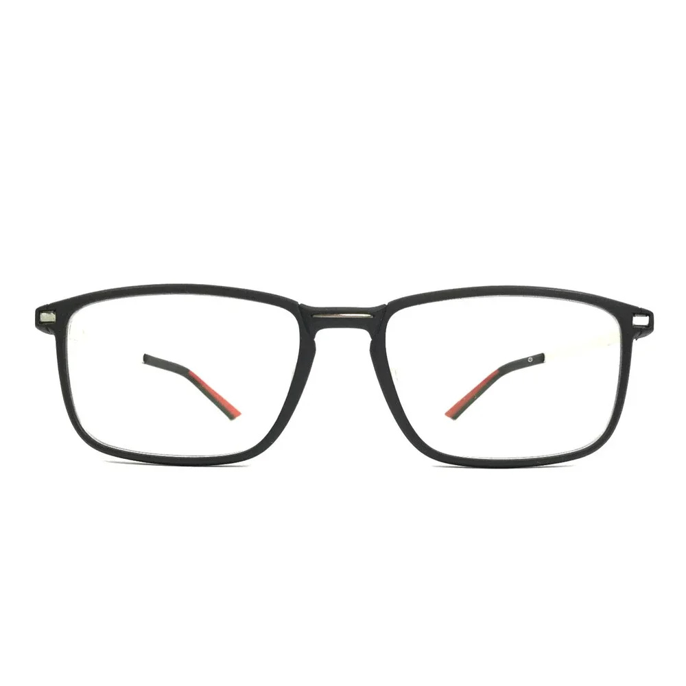 McLaren Eyeglasses Frames MLOP-98O11A C01 Matte Black Red Asian Fit 55-19-143